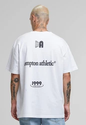 Upscale by Mister Tee Compton Athletic Club Oversize Tee (1-tlg) Weiß