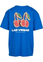 MisterTee T-Shirt Gambling Capital Oversize Tee Blau/Hellblau