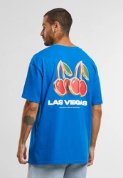 MisterTee T-Shirt Gambling Capital Oversize Tee Blau/Hellblau