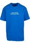 MisterTee T-Shirt Gambling Capital Oversize Tee Blau/Hellblau