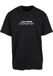 MisterTee T-Shirt Gambling Capital Oversize Tee Gold/Schwarz/Lila