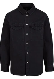 Langarmhemd Men Heavy Twill Shirt (1-tlg)