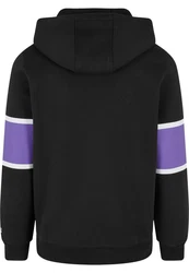 Starter Black Label Kapuzensweatshirt Starter Across Stripe Hoodie Lila/Schwarz