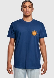 MisterTee Soleil Tee Dunkelblau/Braun/Blau/Gelb