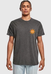 MisterTee Soleil Tee Braun/Gelb/Dunkelgrau