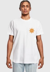 MisterTee Soleil Tee Braun/Gelb/Weiß/Creme