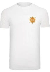 MisterTee Soleil Tee Braun/Gelb/Weiß/Creme