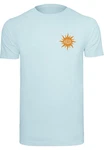 MisterTee Soleil Tee Hellblau/Braun/Gelb