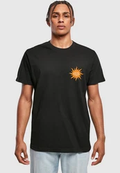 MisterTee Soleil Tee Braun/Schwarz/Gelb