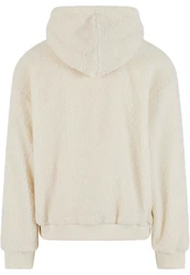 URBAN CLASSICS Kapuzensweatshirt Oversized Teddy Hoody (1-tlg) Beige/Creme/Khaki/Weiß