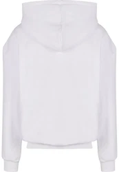 URBAN CLASSICS Kapuzensweatshirt Ultra Heavy Oversized Hoody Weiß/Creme/Grau