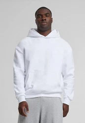 URBAN CLASSICS Kapuzensweatshirt Ultra Heavy Oversized Hoody Weiß/Creme/Grau