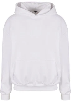 URBAN CLASSICS Kapuzensweatshirt Ultra Heavy Oversized Hoody Weiß/Creme/Grau