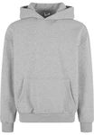 URBAN CLASSICS Kapuzensweatshirt Ultra Heavy Oversized Hoody Grau/Hellgrau