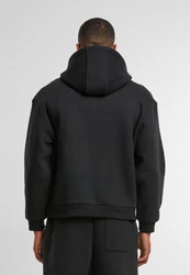 Upscale by Mister Tee Kapuzensweatshirt Another Sports Club Fluffy Hoody Hellblau/Schwarz