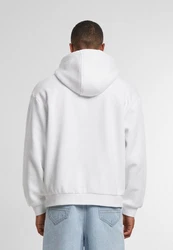 Upscale by Mister Tee Kapuzensweatshirt Another Sports Club Fluffy Hoody Hellblau/Weiß/Grau