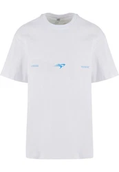 Upscale by Mister Tee T-Shirt Find Love Oversize Tee Weiß/Schwarz/Blau