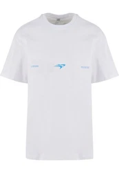 Upscale by Mister Tee T-Shirt Find Love Oversize Tee Weiß/Schwarz/Blau