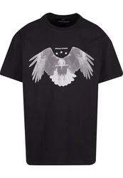 Upscale by Mister Tee Sick Eagle Heavy Oversize Tee Blau/Schwarz/Dunkelblau