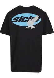 Upscale by Mister Tee Sick Eagle Heavy Oversize Tee Blau/Schwarz/Dunkelblau