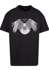 Upscale by Mister Tee Sick Eagle Heavy Oversize Tee Blau/Schwarz/Dunkelblau