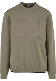 Rundhalspullover Scuba Zip Pocket Crew (1-tlg)