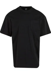 Urban Classics Langarmshirt Tall Pocket Tee Schwarz