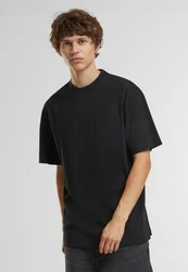 Urban Classics Langarmshirt Tall Pocket Tee Schwarz