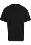 Urban Classics Langarmshirt Tall Pocket Tee Schwarz