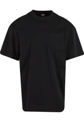 Urban Classics Langarmshirt Tall Pocket Tee Schwarz