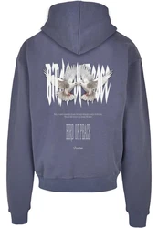 Merchcode Kapuzensweatshirt Birds Of Peace 2 Hoody Dunkelblau/Blau/Grau/Lila