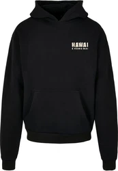 Merchcode Kapuzensweatshirt Hawai Oversized Hoody Schwarz