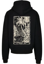 Merchcode Kapuzensweatshirt Hawai Oversized Hoody Schwarz
