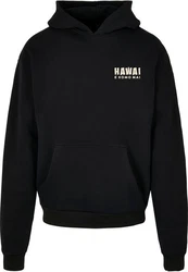 Merchcode Kapuzensweatshirt Hawai Oversized Hoody Schwarz
