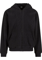 Urban Classics Jaquard Velvet Zip-Hoody 