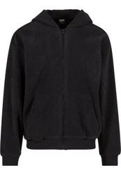 Urban Classics Jaquard Velvet Zip-Hoody 