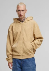 Urban Classics Jaquard Velvet Zip-Hoody 