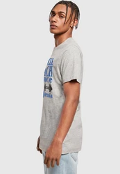 MisterTee T-Shirt Venice Beach Tee Blau/Grau/Gold
