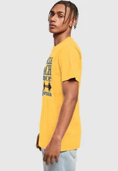 MisterTee T-Shirt Venice Beach Tee Gelb/Blau/Gold