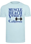 MisterTee T-Shirt Venice Beach Tee Blau/Hellblau