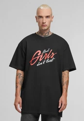 Upscale by Mister Tee Good Girls Oversize Tee Schwarz/Rosa