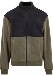 URBAN CLASSICS Allwetterjacke Urban Classics Colour Block Polar Fleece Jacket Colour Block