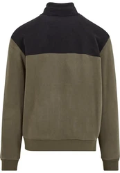 URBAN CLASSICS Allwetterjacke Urban Classics Colour Block Polar Fleece Jacket Colour Block