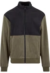 URBAN CLASSICS Allwetterjacke Urban Classics Colour Block Polar Fleece Jacket Colour Block