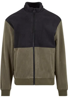 URBAN CLASSICS Allwetterjacke Urban Classics Colour Block Polar Fleece Jacket Colour Block