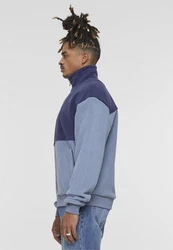 URBAN CLASSICS Allwetterjacke Urban Classics Colour Block Polar Fleece Jacket Colour Block