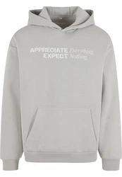 Upscale by Mister Tee Kapuzensweatshirt Appreciate & Respect Grau/Braun/Beige/Hellgrau/Khaki