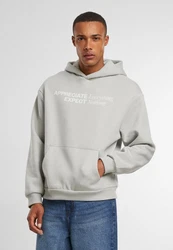 Upscale by Mister Tee Kapuzensweatshirt Appreciate & Respect Grau/Braun/Beige/Hellgrau/Khaki