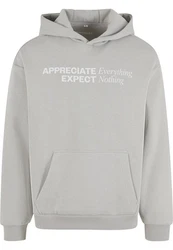 Upscale by Mister Tee Kapuzensweatshirt Appreciate & Respect Grau/Braun/Beige/Hellgrau/Khaki