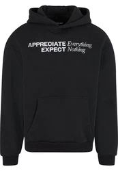 Upscale by Mister Tee Kapuzensweatshirt Appreciate & Respect Schwarz/Lila